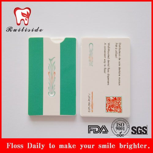 Credit Card Shape Dental Floss