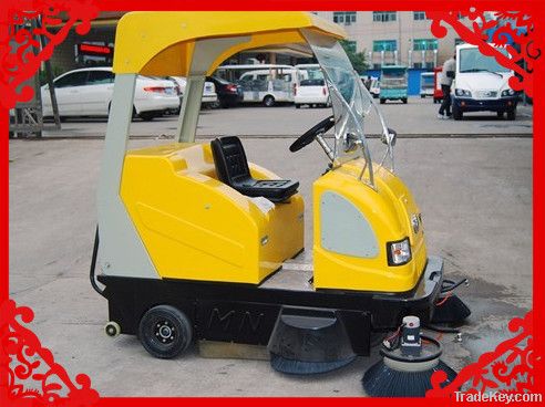 Electric mini road sweeper, street sweeper