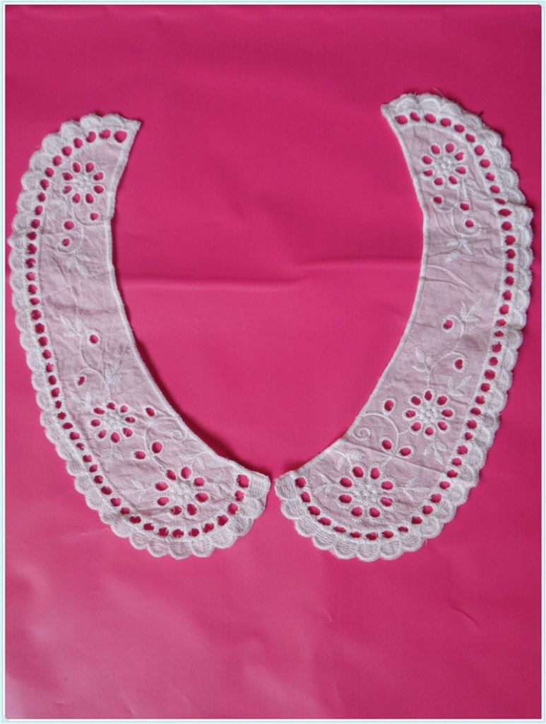 embroidery collar lace