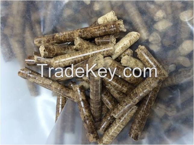 Biomass Pellets - RICE HUSK PELLETS which can be used as fuel for home fireplaces or even in furnaces.