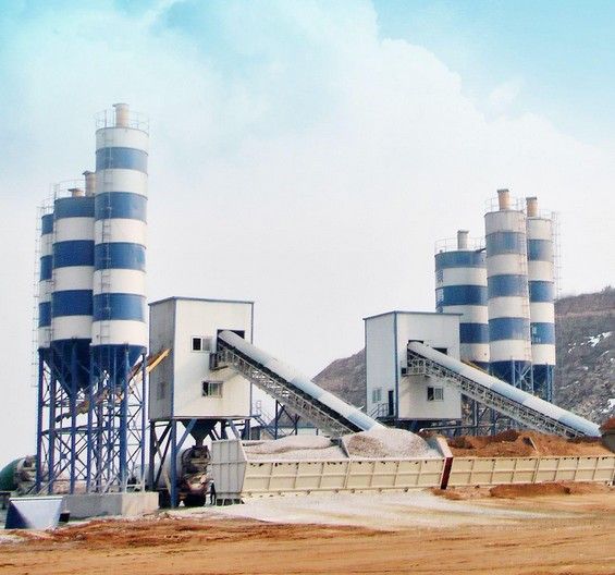 High quality China made concrete batching plant HLS seriess