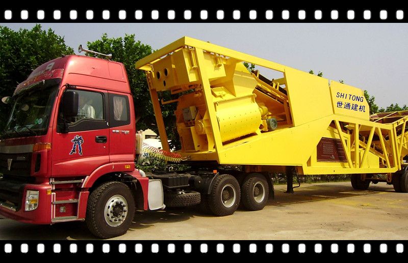 mobile concrete mixing &amp;amp; batching plant