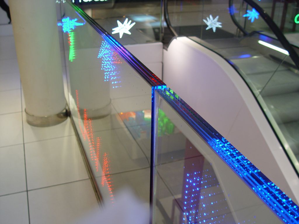 LED luminous glass