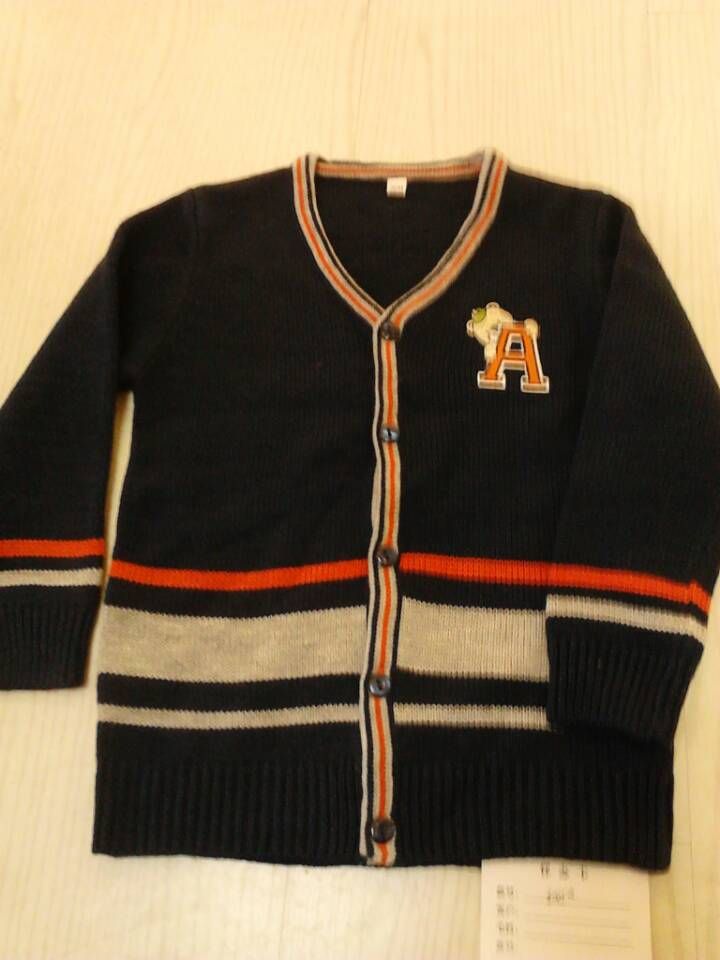  knitted  cardigan sweater for boys