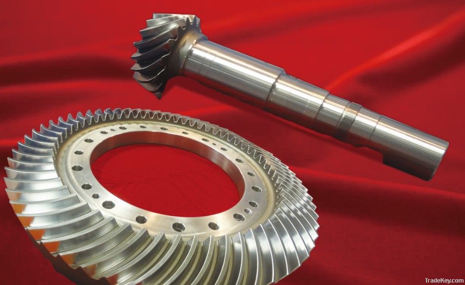 Sprial Bevel Gear for high-power vertical mill reducer