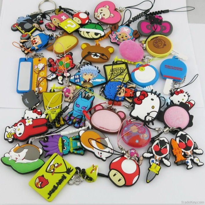 soft rubber keychain /promotional gift can be customized