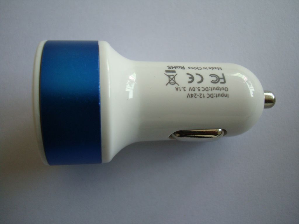 2.1A double USB car charger newest style