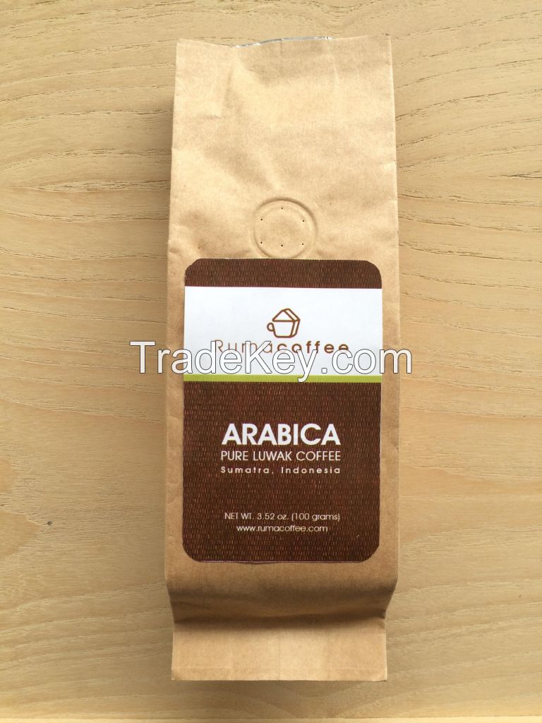 Rumacoffee Arabica Luwak Coffee - Green Beans