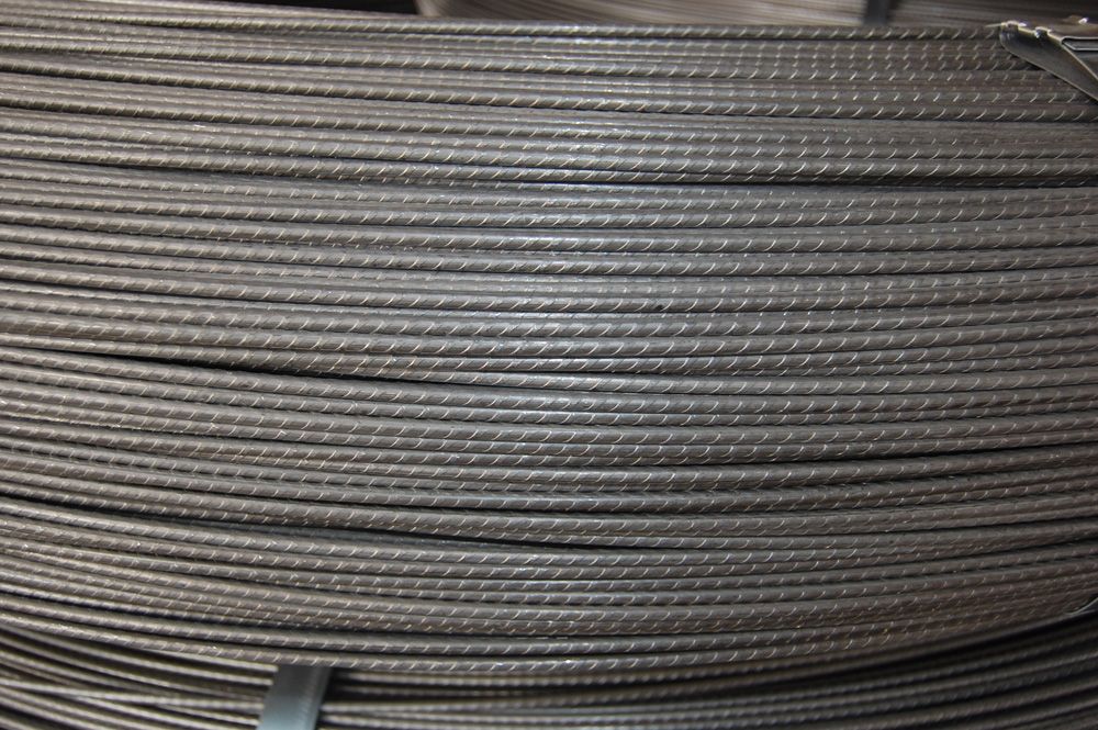 4mm 5mm, 7mm, 9mm  spiral rid steel wire for prestressed concrete