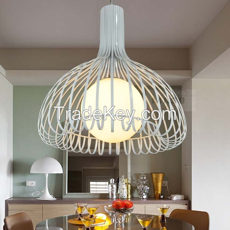 decorative iron pendant lamp 60w indoor lighting made in Zhongshan factory MS-I8086