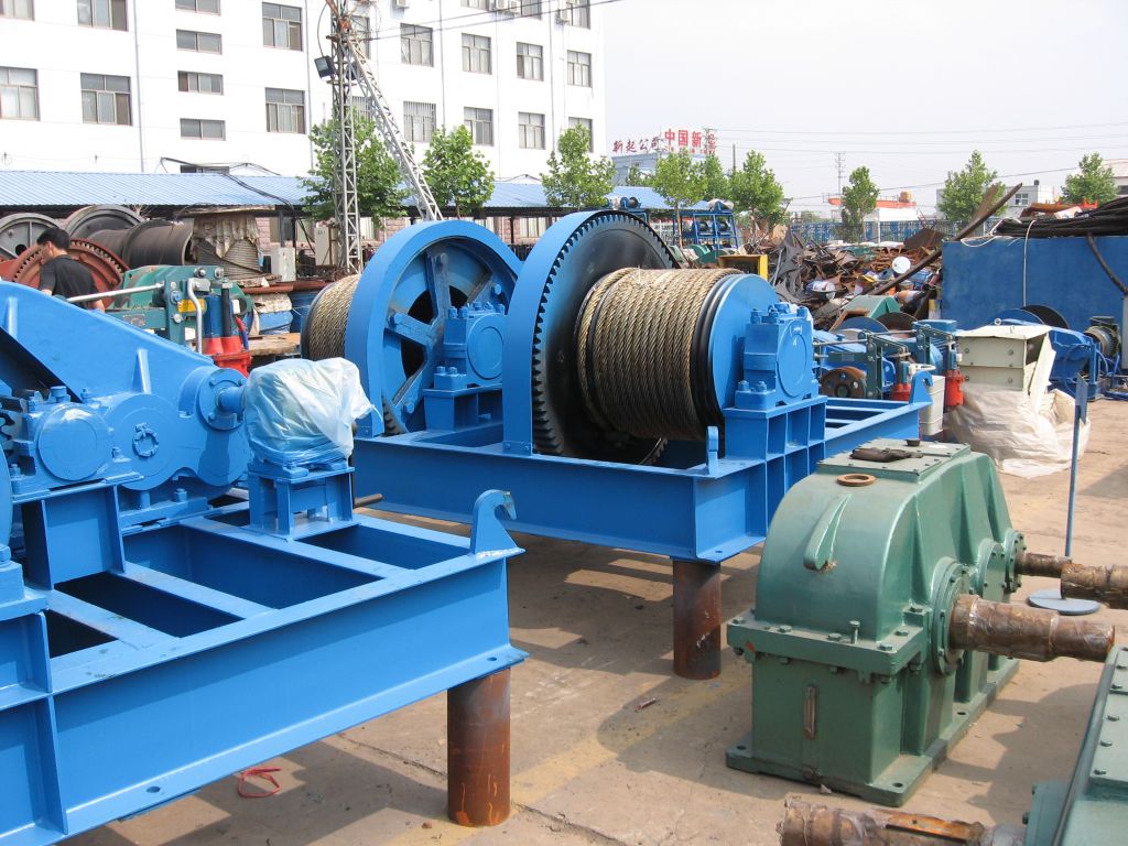 fast speed electric winch for material lifting