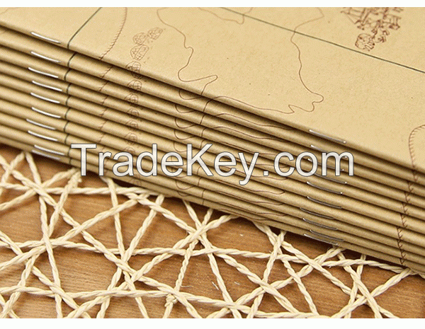 Kraft paper cover school notebook in bulk