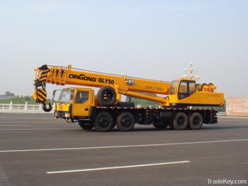 QINGONG 50ton truck crane