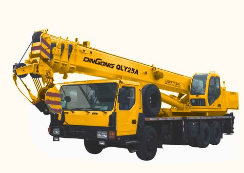 QINGONG 25ton truck crane 
