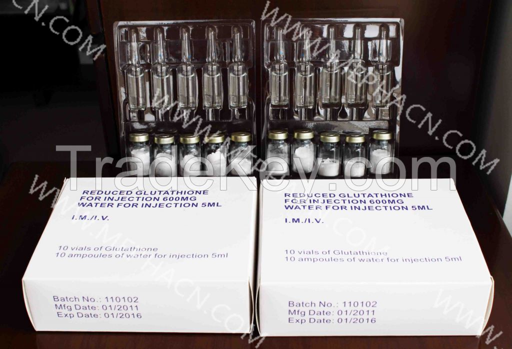 Glutathione for injection 600mg for skin lightening