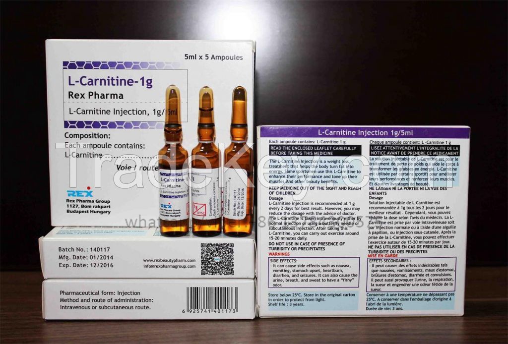 injectable body slimming L-carnitine injection