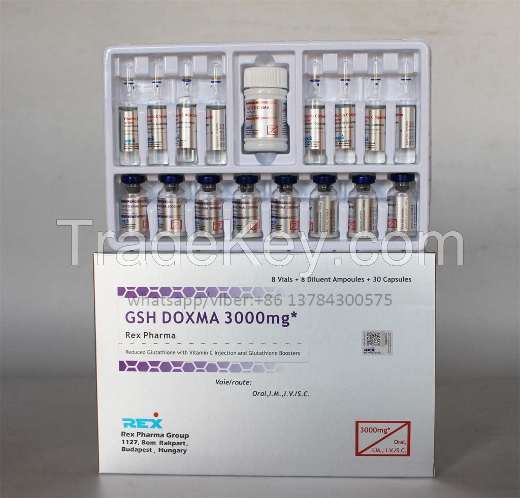 injectable skin whitening Glutathione for injection 3000mg