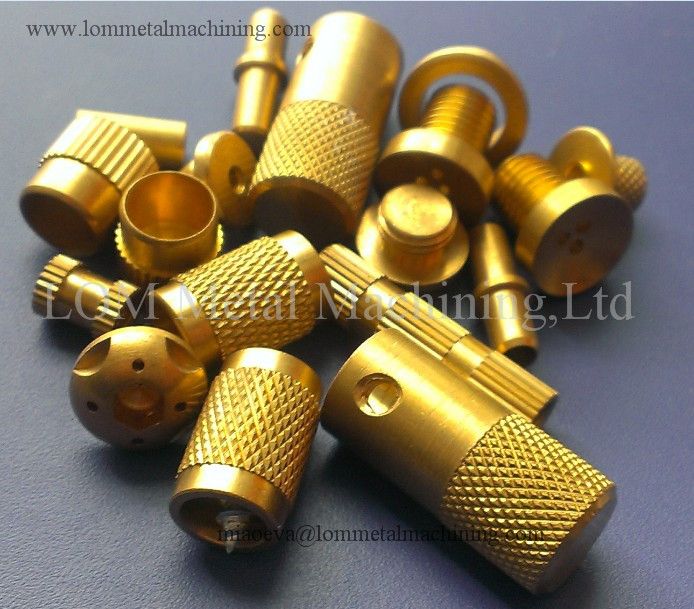 Brass custom cnc turn machine parts