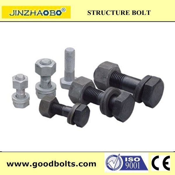 Steel structure heavy Bolts A325M/A325/A490/A490M/DIN6914 OEM(ISO9001:2008 Certified)