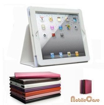 For Ipad air  leather case with stand /wake up/ smart cover case for new ipad 5