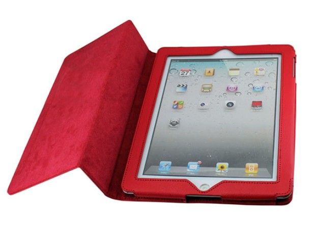 For Ipad air  leather case with stand /wake up/ smart cover case for new ipad 5