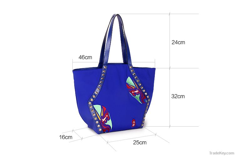 (Free shipping)Chinese Peking Opera Face Ladies Bags