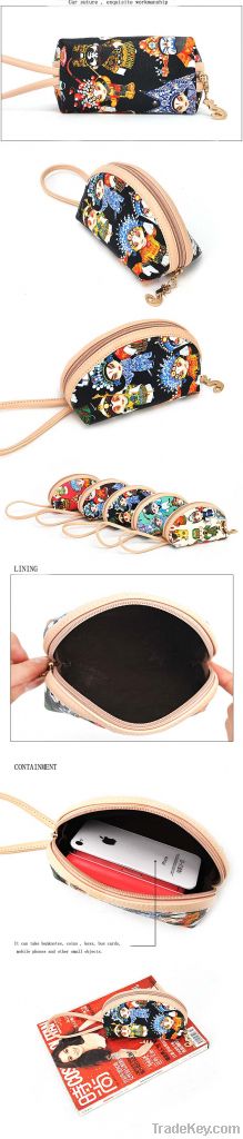 (Free shipping)Chinese Peking Opera Fashion Purse&Wallet&Handbag