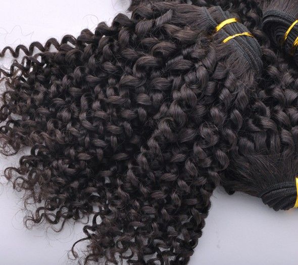 Kinky Curl Hair Extension 100% Human Hair, Remy Hair