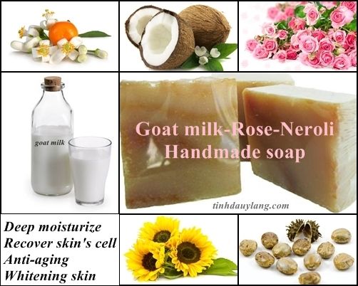 Goat Milk - Rose - Neroli Handmade Soap