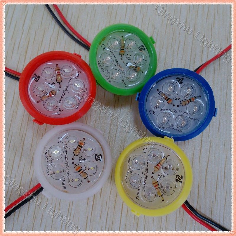 2013 new outdoor waterproof strawhat mini round 6leds module