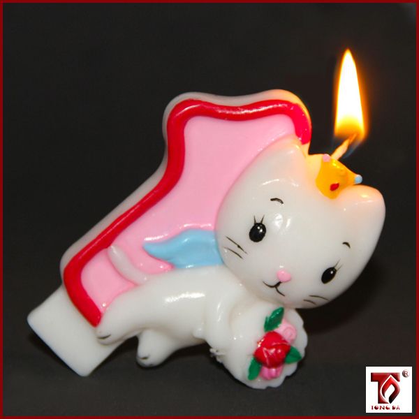 fancy birthday number candles from 0-9 wholesale