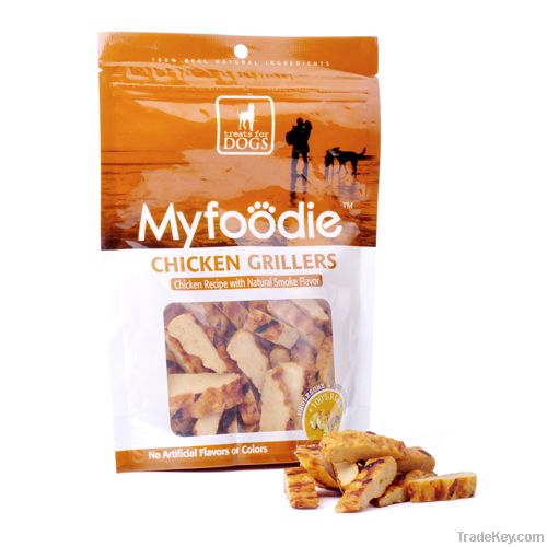 Myfoodie Gourmet All Natural Chicken Grill Dog Treats Chews 16oz