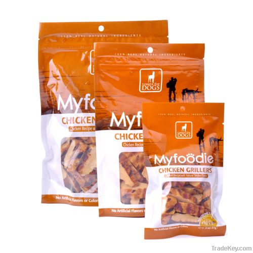 Myfoodie Gourmet All Natural Chicken Grill Dog Treats Chews 16oz