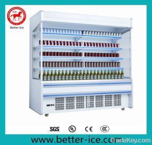 Supermarket Beverage Display Cabinet Refrigerator