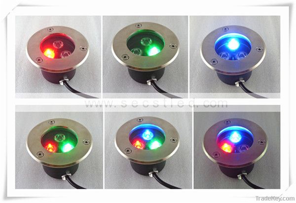 AC12V RGB 3W Led Underground Light