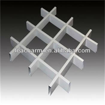 Decorative Aluminum Open Suspended Grid Ceiling