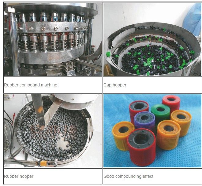 Rubber Stopper and Cap Assemble Machine