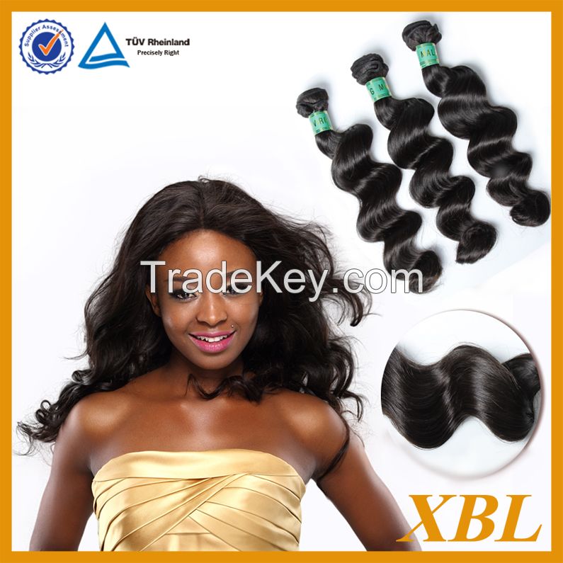 Malaysian virgin hair XBL hair loose wave Malaysian virgin hair