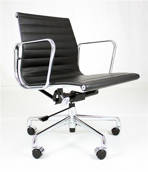 classic chromed aluminium eames office chairs