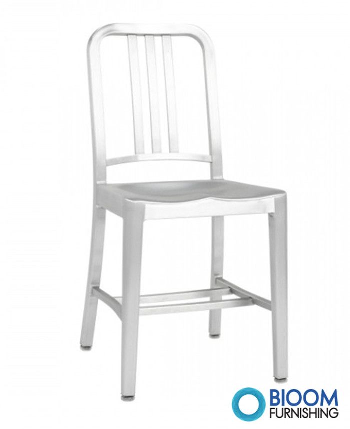 Emeco anodized aluminium navy chair