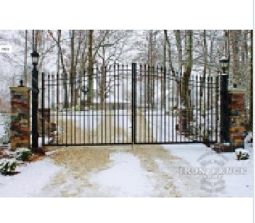 Iron Driveway gate 