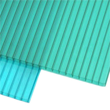 Polycarbonate hollow sheet, polycarbonate sheet, sun or hollow panel