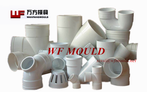 Custom plastic pipe fittings mould/mold manufacture