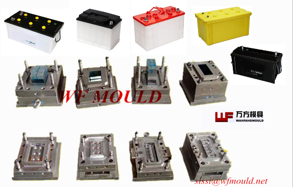 Professional Custom plastic car battery case/auto battery box/container mould/mold