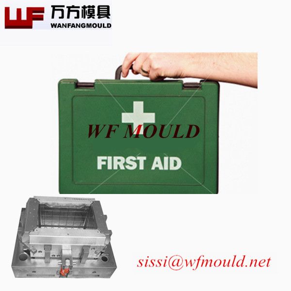 Custom design-plastic first aid kit tool case/storage container/carbinet mould/mold manufacture