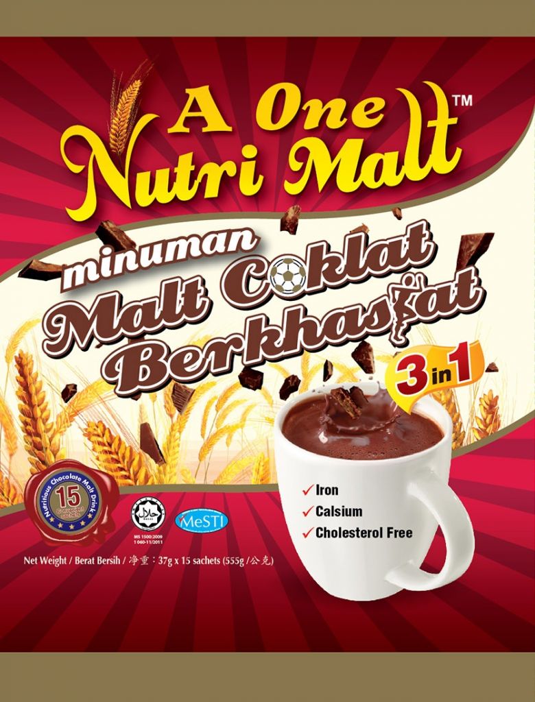 A One 3 in 1 Nutri Malt Chocolate Drink