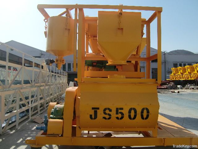 Best concrete mixer machine JS500