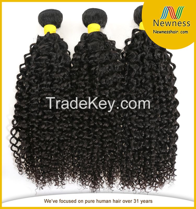 7A high quality Brazilian curly hair natural black human hair extension Brazilian curly hair 