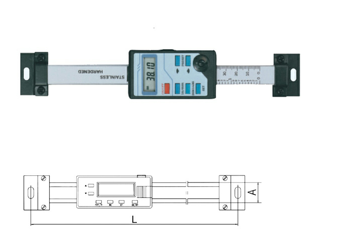 0-1000mm Precious Digital Scale Units Vertical Type Measuring Tools