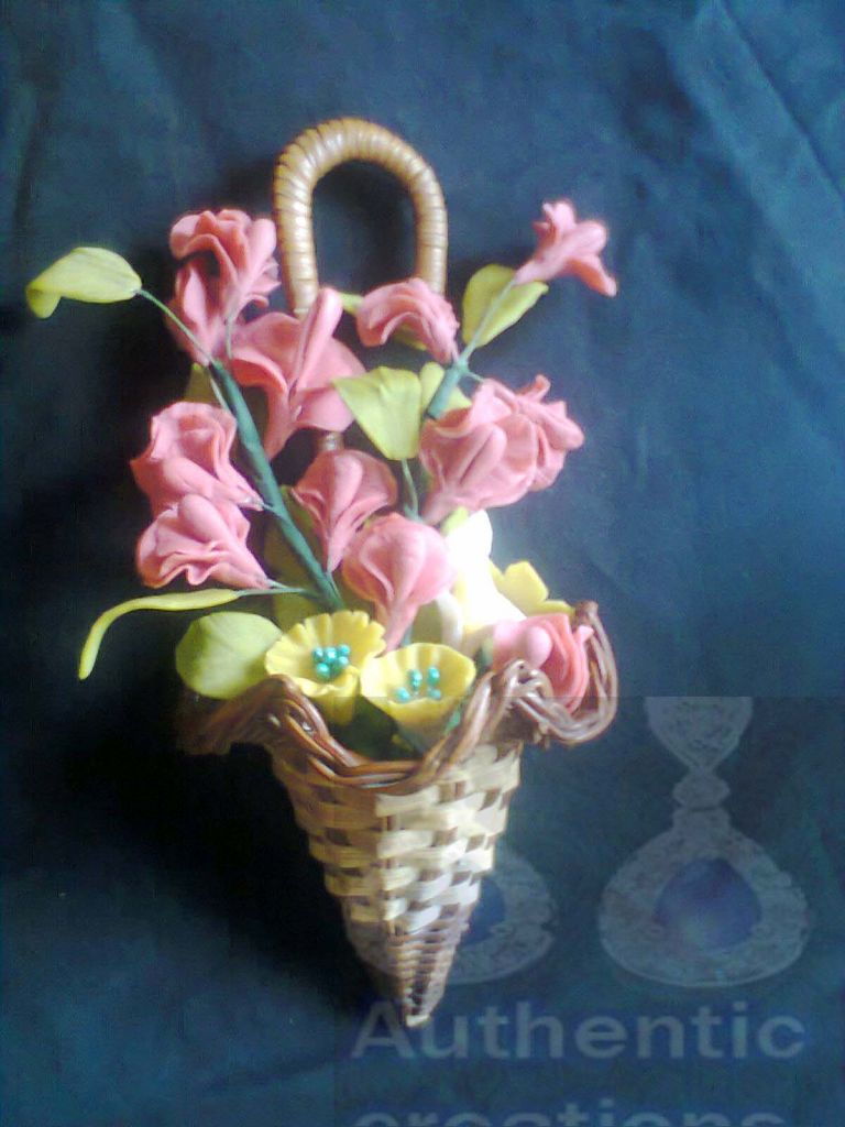 dough craft florel baskets
